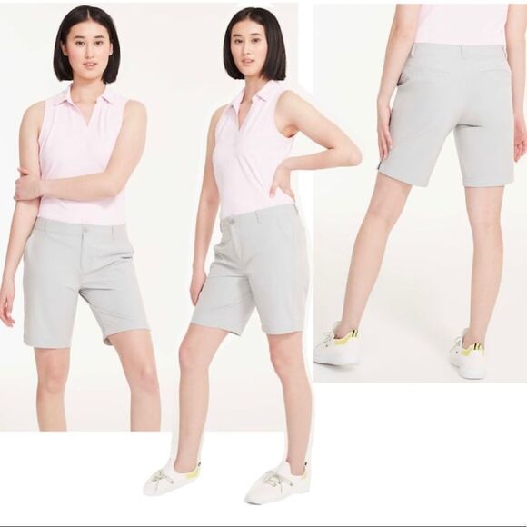 JOE fresh light gray Bermuda shorts Sz 8 - Picture 1 of 10
